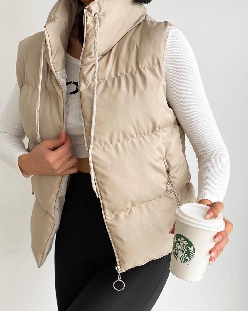 Creme bodywarmer hot sale