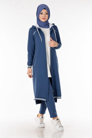 Hijab kleding combi kleding sportief model met zakken - Cheyys mode